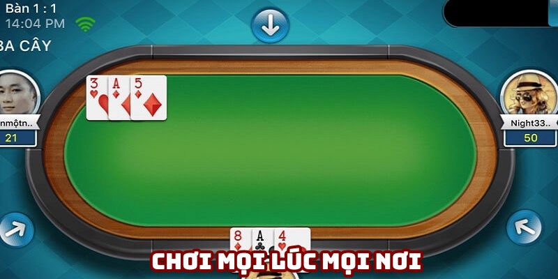 Game bài trực tuyến thuận tiện mọi lúc mọi nơi